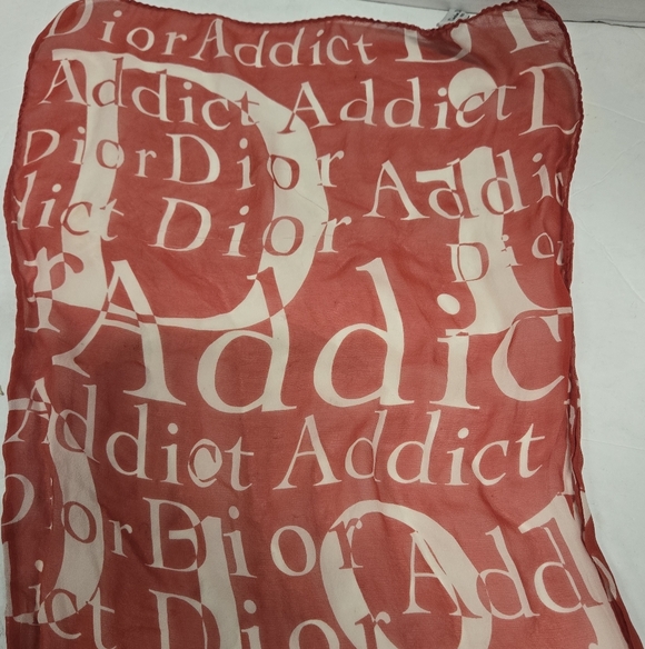 Dior Silk Addict Scarf 54 X 14 - Picture 2 of 12